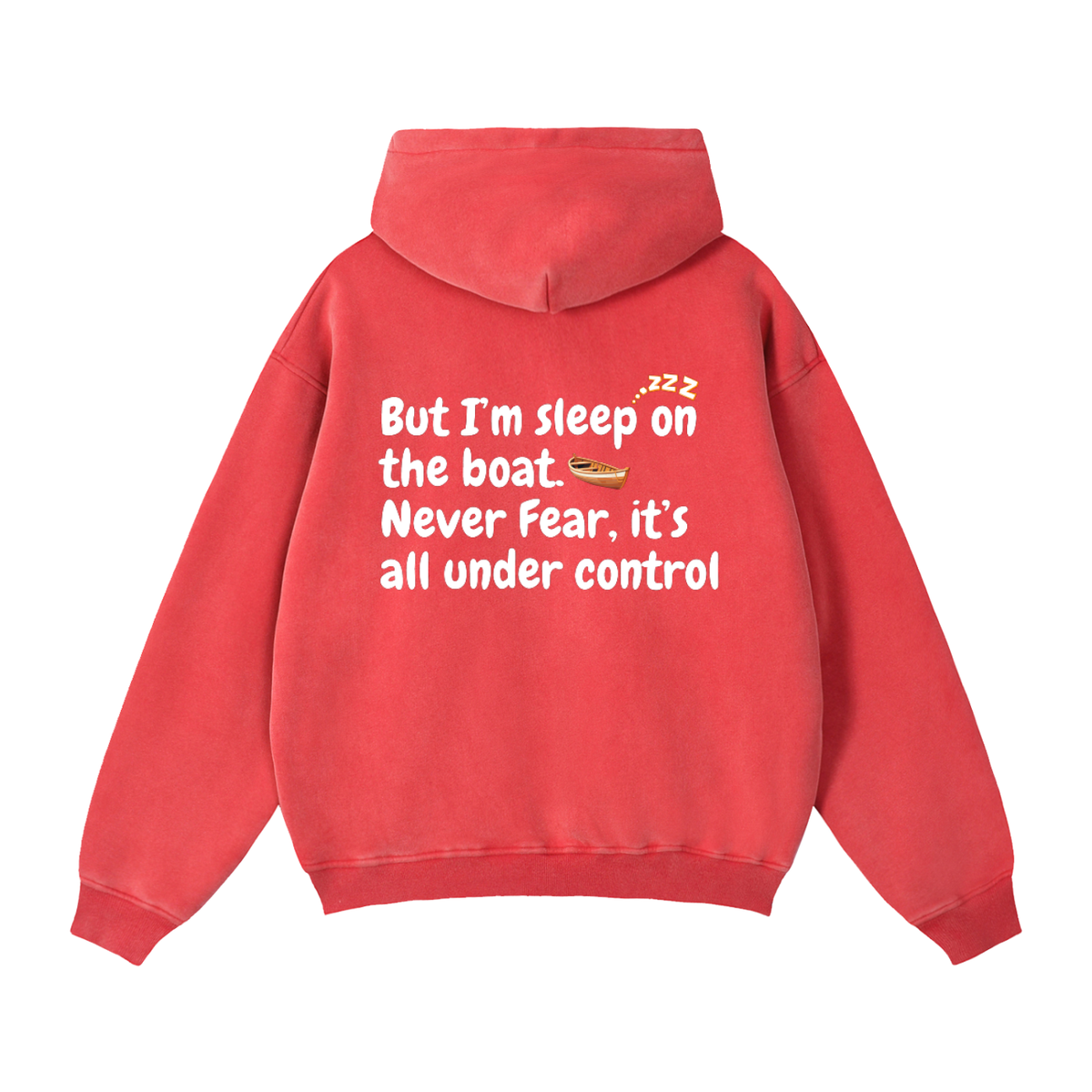 Zip-Through Boxy Fleece Hoodie